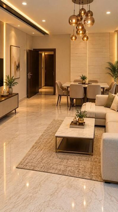 Suggested after concept: luxury living and dining room